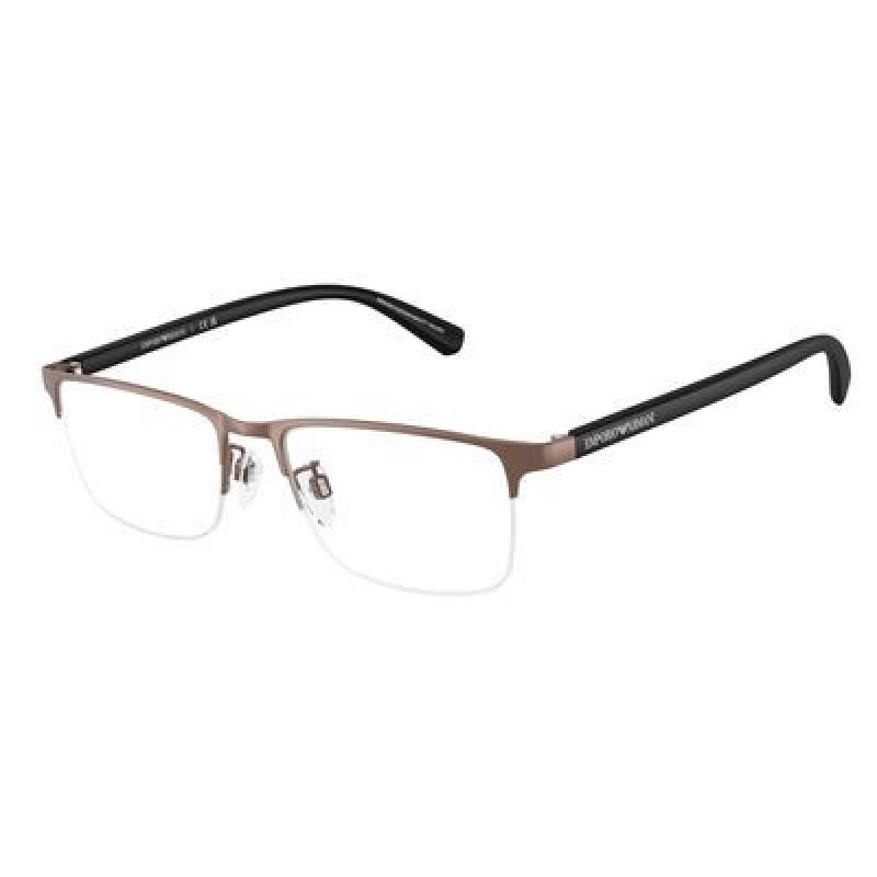 Eyeglasses Emporio Armani EA 1085 D 3039 Matte Brushed Bronze / Demo Lens 54mm