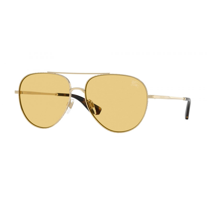 Sunglasses Burberry BE 3172 110985 Light Gold / Yellow Polyamide Standard 59mm