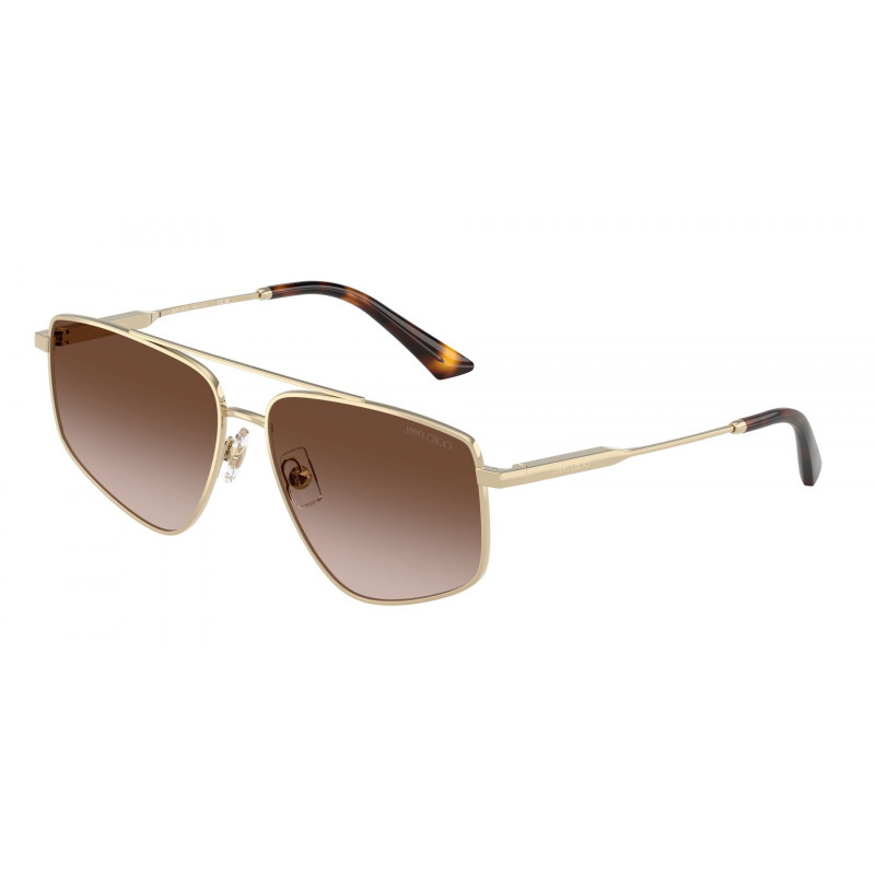 Sunglasses Jimmy Choo JC 4011 300613 Pale Gold / Brown Gradient Polyamide Standard