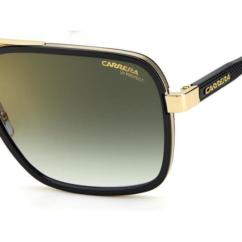 Sunglasses CARRERA 256 /S HLD6 D6 Green Shaded Gold Mirror Antirefex 58mm