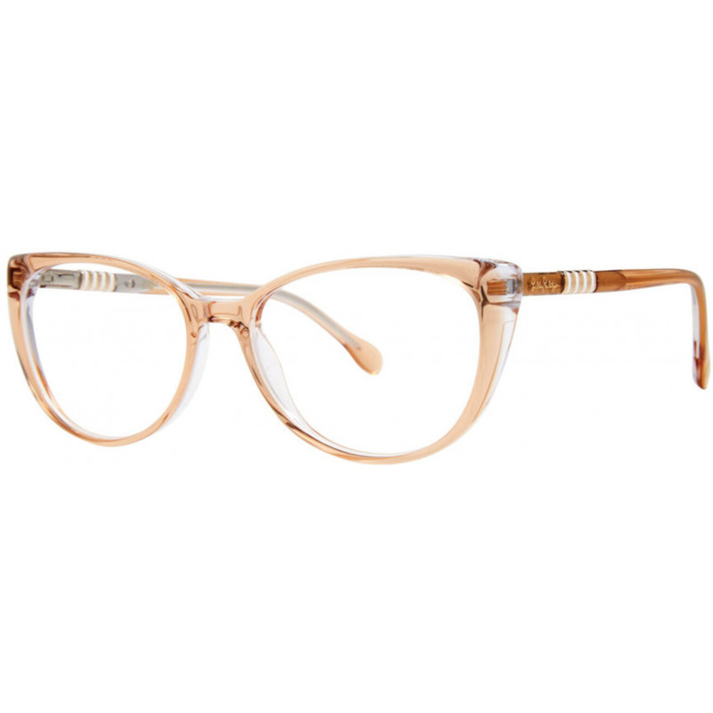 Eyeglasses Lilly Pulitzer Blanca Golden Crystal 53mm
