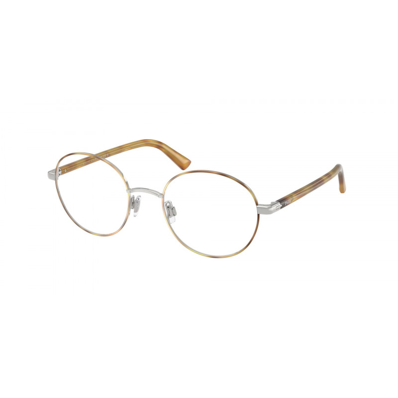 Eyeglasses Polo PH 1248 9205 Shiny Silver/Hontey Tort / Demo Lens 48mm
