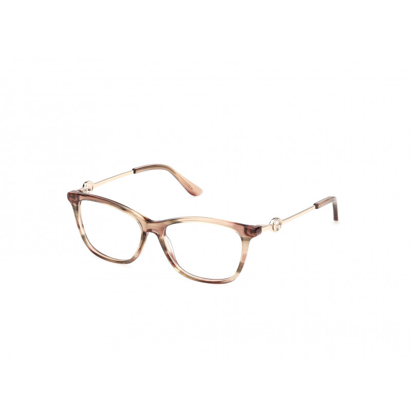 Eyeglasses Guess GU 50349 041 Yellow/Horn / Shiny Deep Gold 50mm