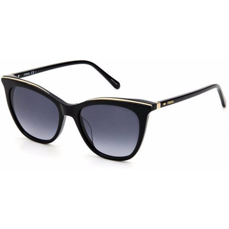Sunglasses Fossil FOS 2103 /G/S Asian fit 079O 9o Dark Grey Shaded 52mm