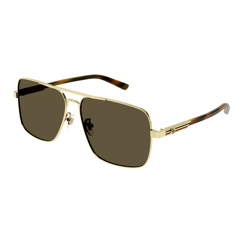 Sunglasses Gucci GG 1289 S- 002 Gold / Brown Havana 62mm
