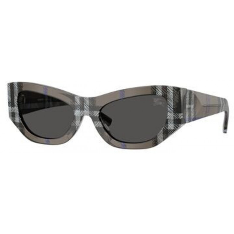 Sunglasses Burberry BE 4450 U 414787 Check Lichen / Dark Grey Polyamide Standard 54mm