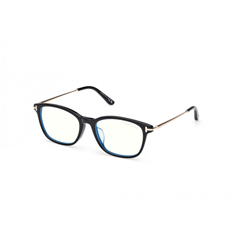 Eyeglasses Tom Ford FT 6105 -D-B Asian fit 001 Shiny Black / 54mm