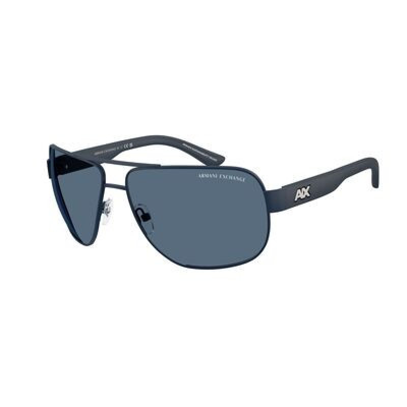 Sunglasses Armani Exchange AX 2012 S 609980 Matte Blue / Dark Polyamide Standard 62mm