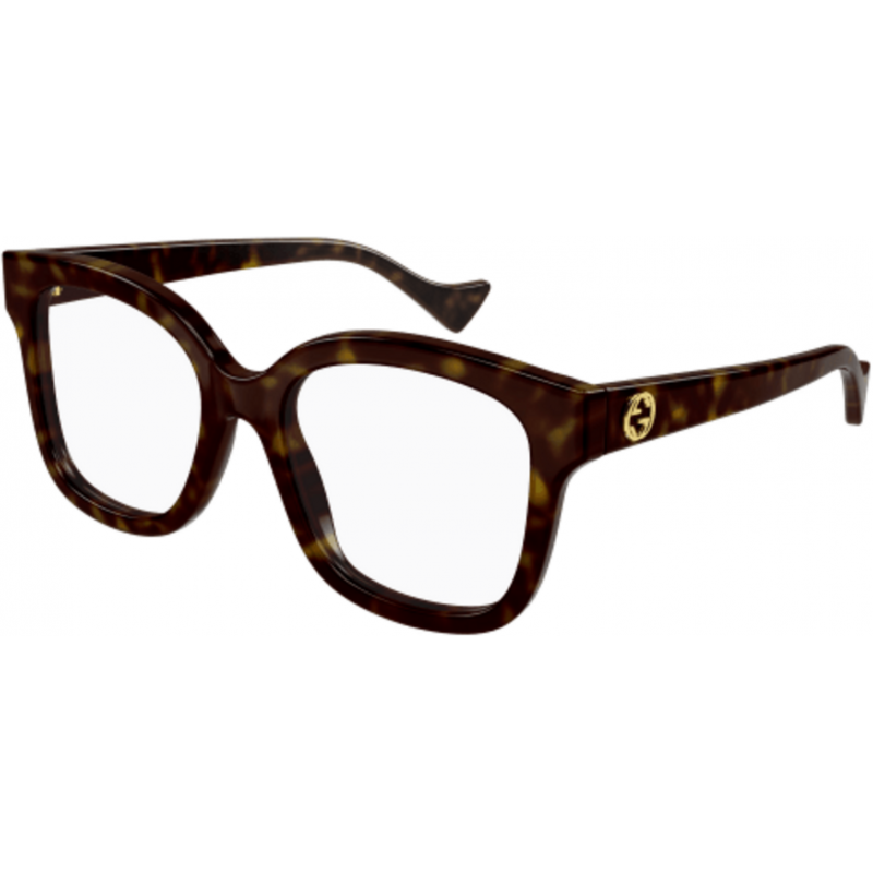 Eyeglasses Gucci GG 1258 O- 005 Havana / Transparent 53mm