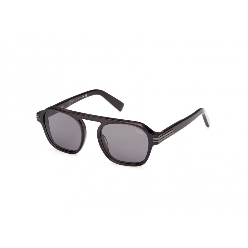 Sunglasses Zegna EZ 0241 96D Shiny Dark Green / 51mm