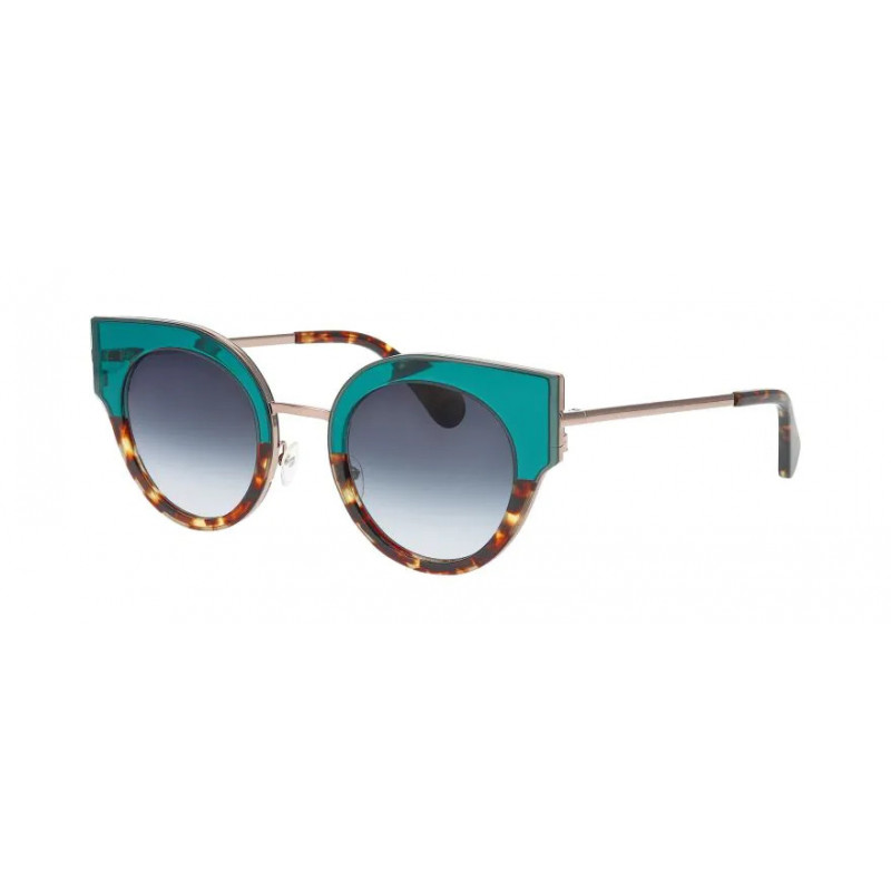 Sunglasses WOOW SUPER UP 1127 Green / Nosepads 47mm