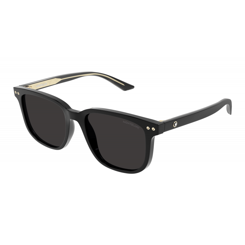 Sunglasses Montblanc MB 0258 SA- 001 Black / Smoke 55mm