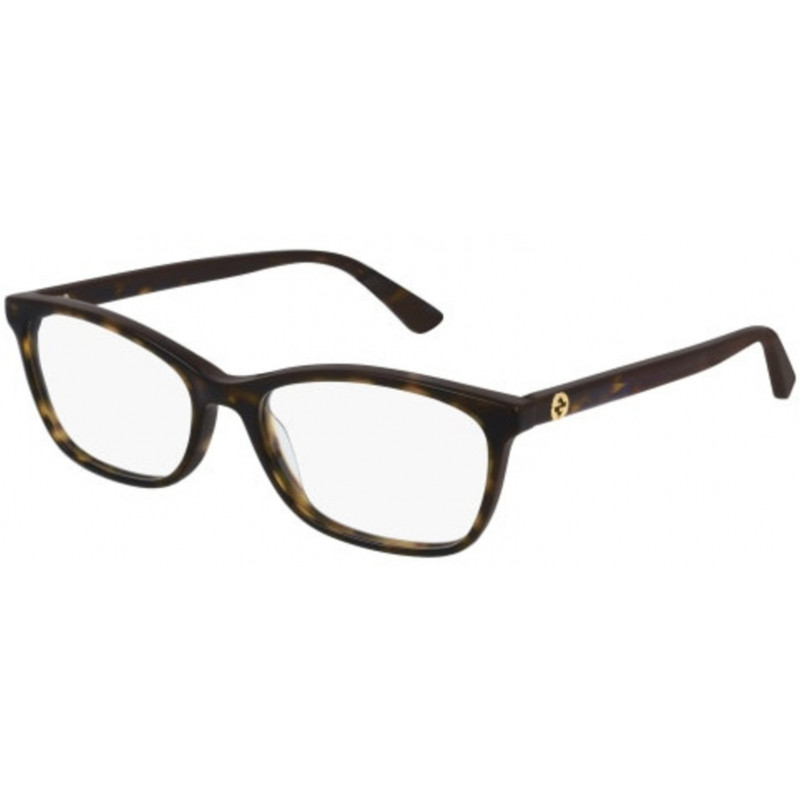 Eyeglasses Gucci GG 0613 O- 002 Havana / Transparent 52mm