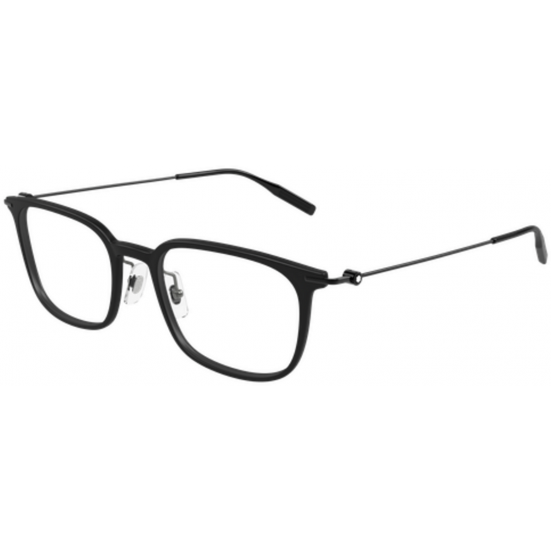 Eyeglasses Montblanc MB 0100 O- 010 Black / Transparent 52mm