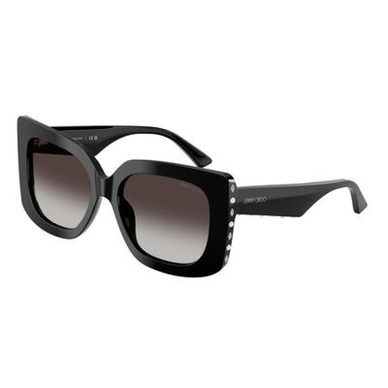 Sunglasses Jimmy Choo JC 5025 HF 50008G Black / Gradient Grey Polyamide Standard 54mm