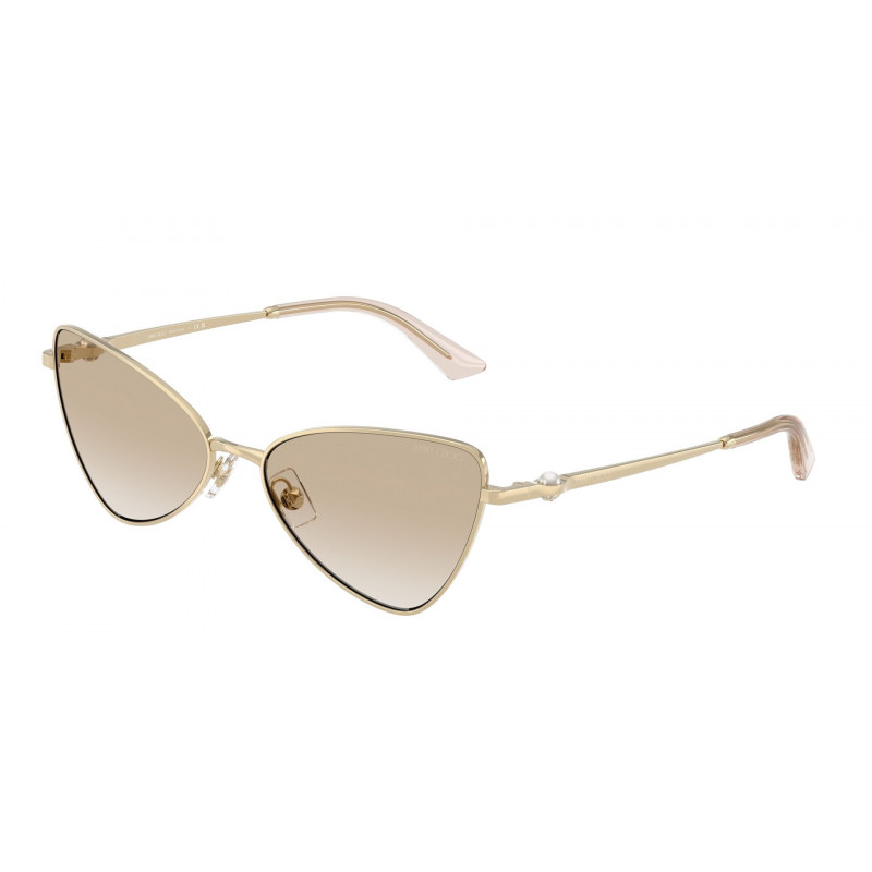 Sunglasses Jimmy Choo JC 4015 HB 300611 Pale Gold / Neutral Gradient Light Grey Polyamide Standard