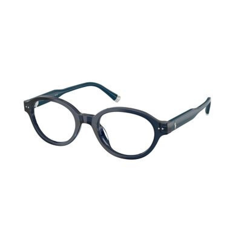 Eyeglasses Polo PH 2305 U 5955 Shiny Transparent Navy Blue / Demo 50mm
