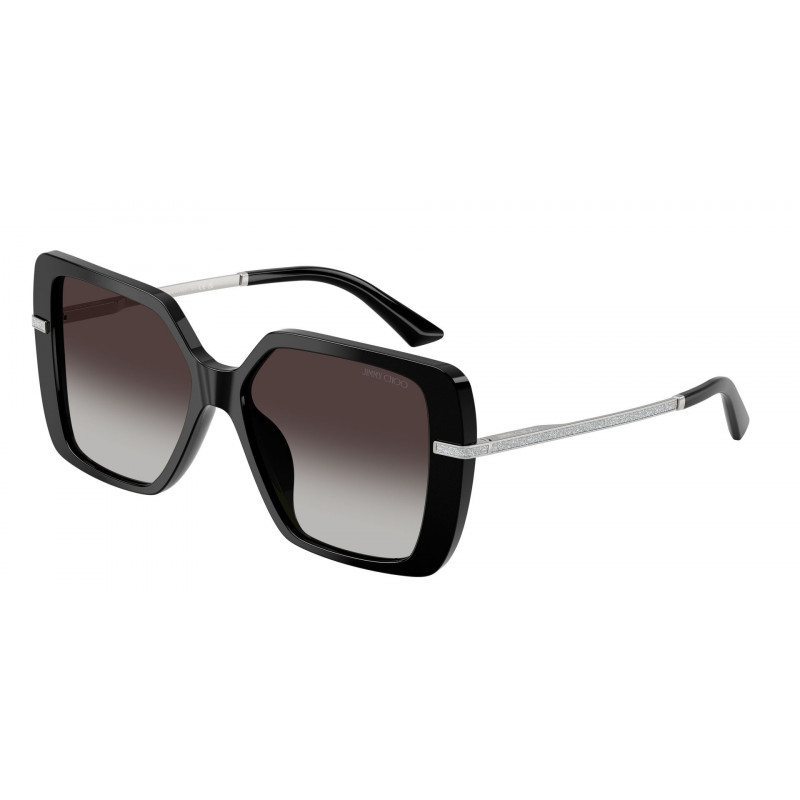 Sunglasses Jimmy Choo JC 5048 JU 50008G Black / Gradient Gray Polyamide Standard 55mm