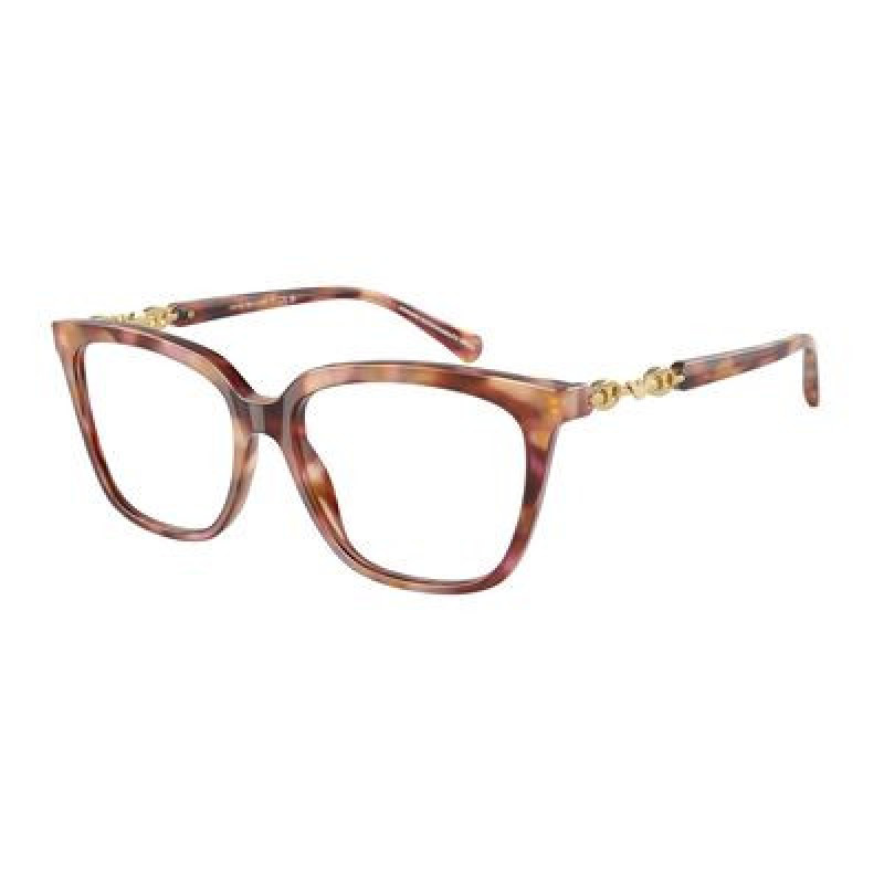 Eyeglasses Emporio Armani EA 3248 6196 Shiny Havana Red / Demo Lens 55mm