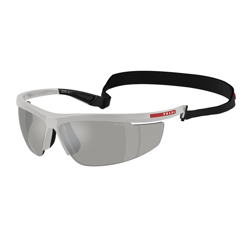 Sunglasses Prada Linea Rossa PS A 02 S 14Z05A Grey Lr Light Mirror Silv 96mm