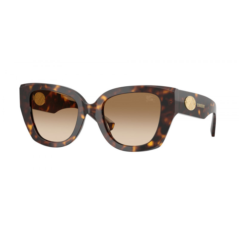 Sunglasses Burberry BE 4503 300289 Dark Havana / Brown Gradient Polyamide Standard 50mm