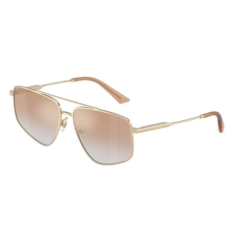 Sunglasses Jimmy Choo JC 4011 30060G Pale Gold / Clear Gradient Orange Polyamide Standard