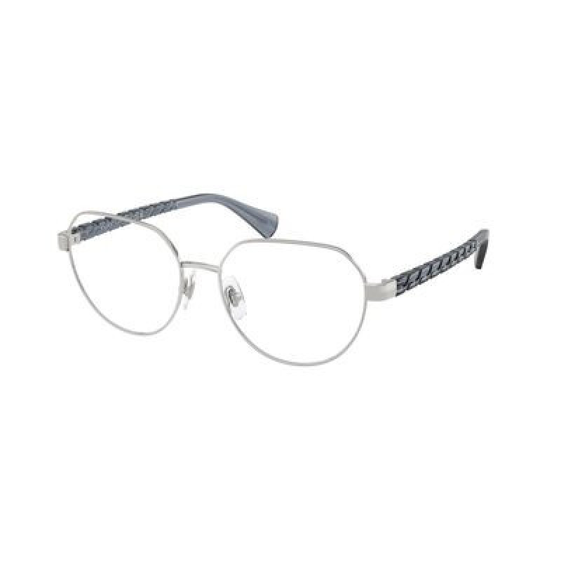 Eyeglasses Ralph RA 6065 9001 Shiny Silver / Demo 52mm