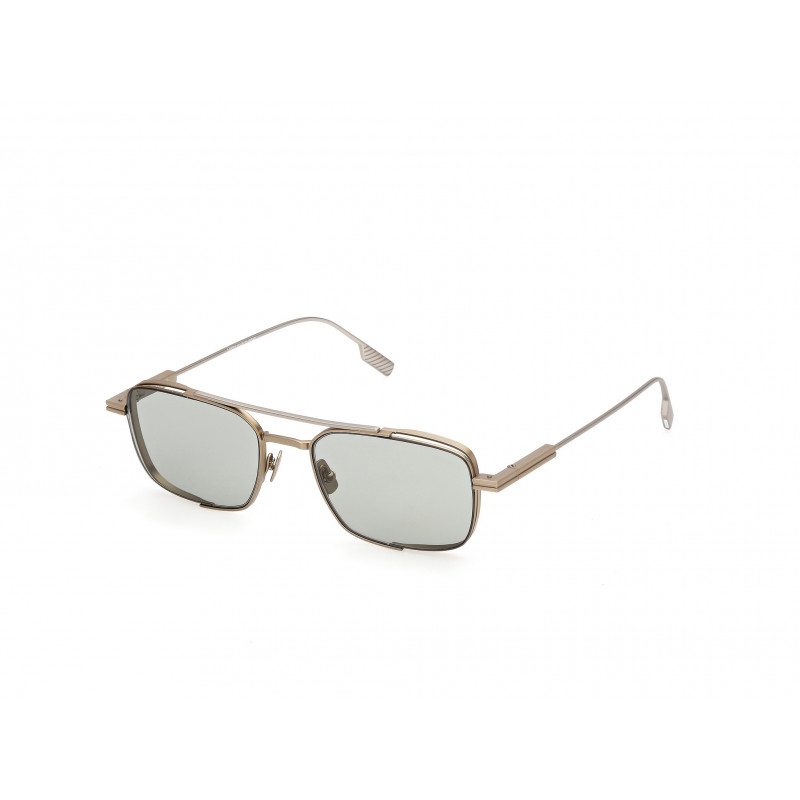 Sunglasses Zegna EZ 0293 32N Matte Pale Gold / Palladium 54mm