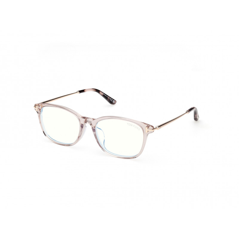 Eyeglasses Tom Ford FT 6105 -D-B Asian fit 072 Shiny Light Pink / Coloured Havana 54mm