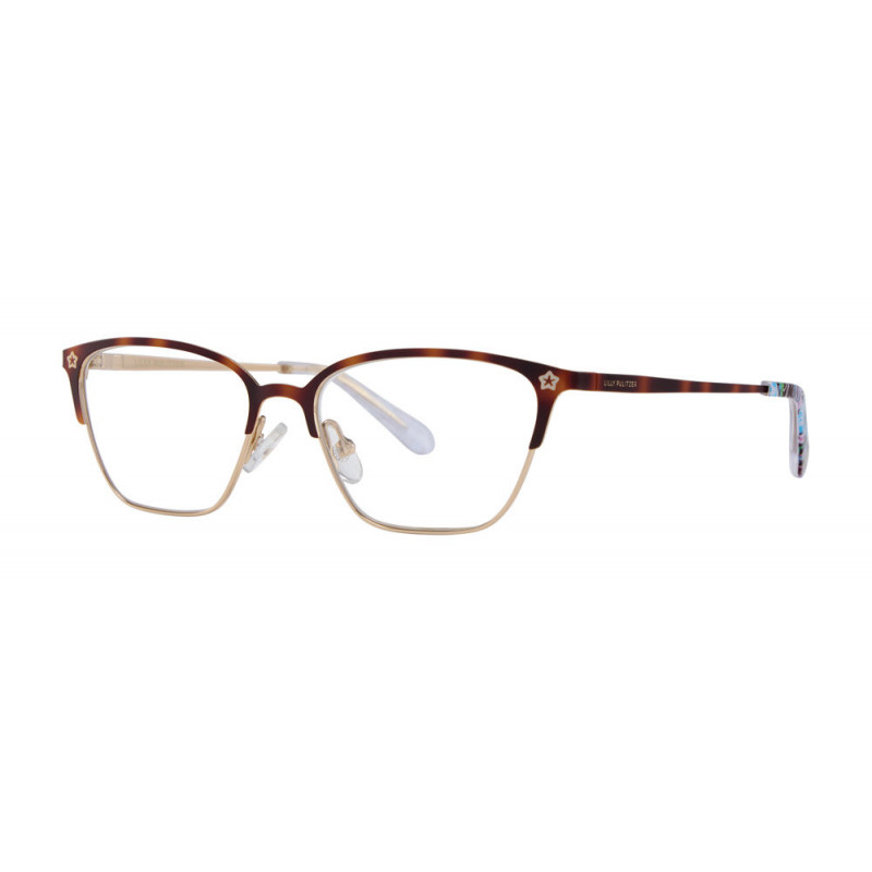 Eyeglasses Lilly Pulitzer Baylee Mini Golden Havana 46mm