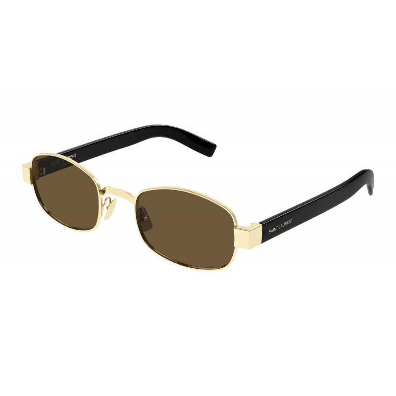 Sunglasses Saint Laurent SL 706 - 001 Gold / Brown Black 53mm