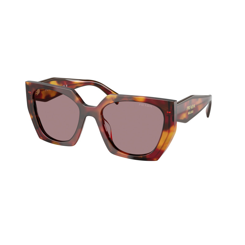 Sunglasses Prada PR 15 WS 22A20I Poppy Tortoise / Light Purple Brown Polyamide Standard