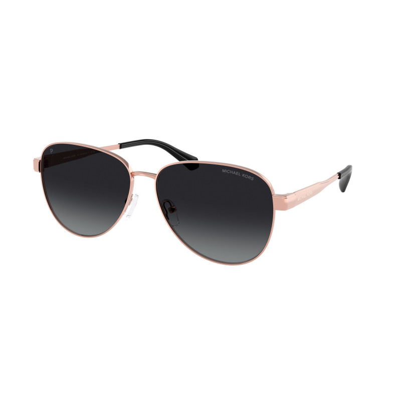 Sunglasses Michael Kors MK 1160 1108T3 Biarritz Rose Gold Grey Gradie