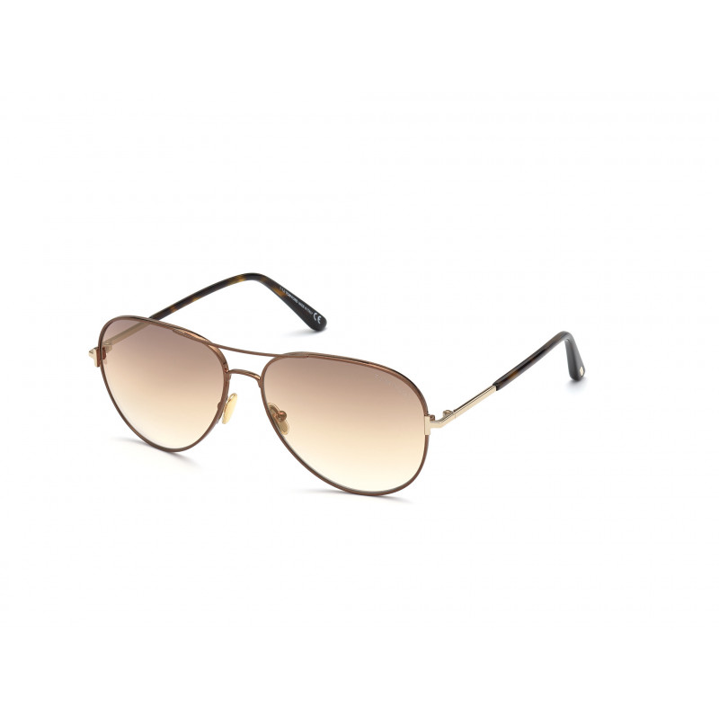 Sunglasses Tom Ford FT 0823 30T Shiny Deep Gold / Red Havana