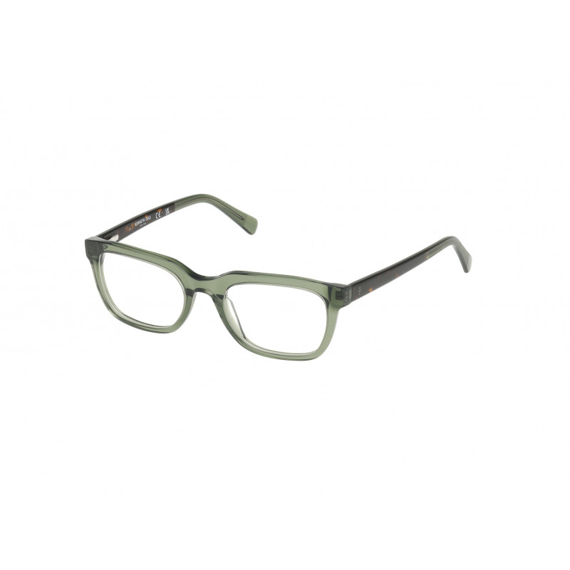 Eyeglasses Kenneth Cole New York KC 50007 097 Shiny Dark Green / Blonde Havana 50mm