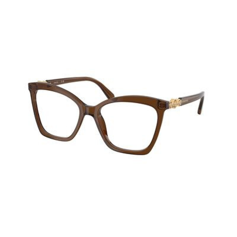 Eyeglasses Swarovski SK 2053 1084 Transparent Brown Demo Lens 52mm