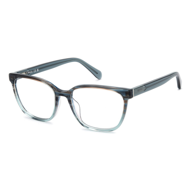 Eyeglasses Fossil FOS 7200 38I Blue Horn 53mm