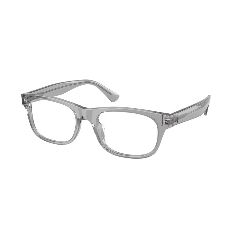 Eyeglasses Polo PH 2317 U 6317 Shiny Transparent Grey / Demo Lens 52mm