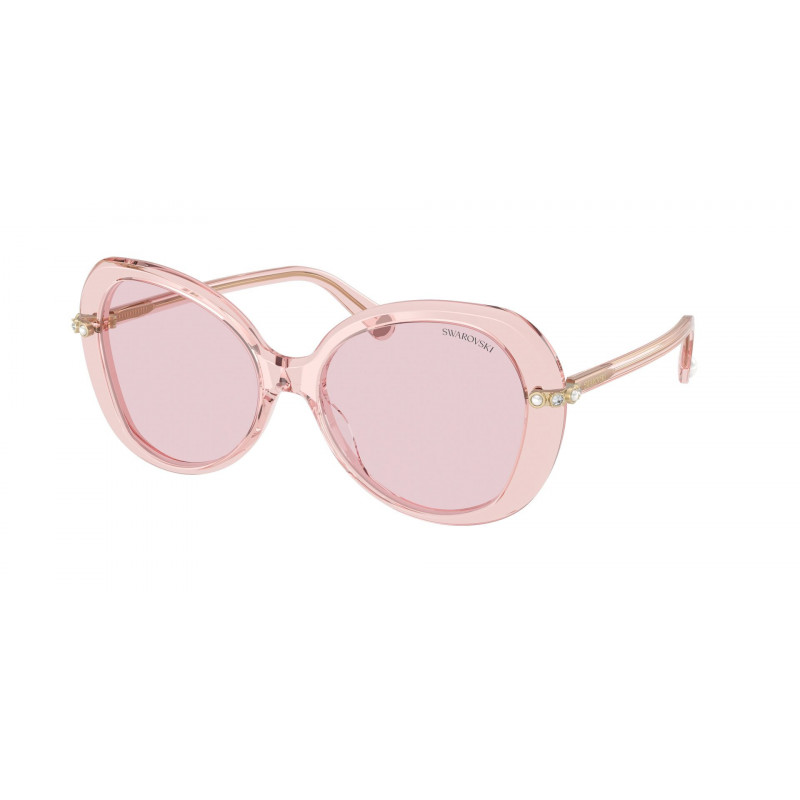 Sunglasses Swarovski SK 6059 1070P5 Transparent Pink / Photo To Dark Nxt Photochromic 55mm
