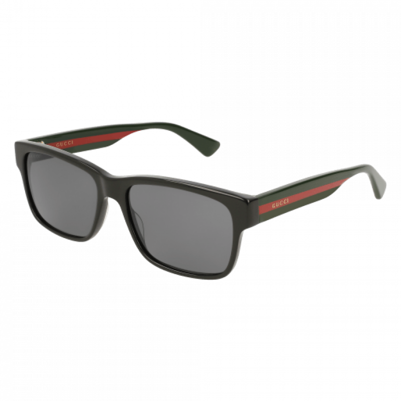 Sunglasses Gucci GG 0340 S- 006 Black / Grey Multicolor 58mm