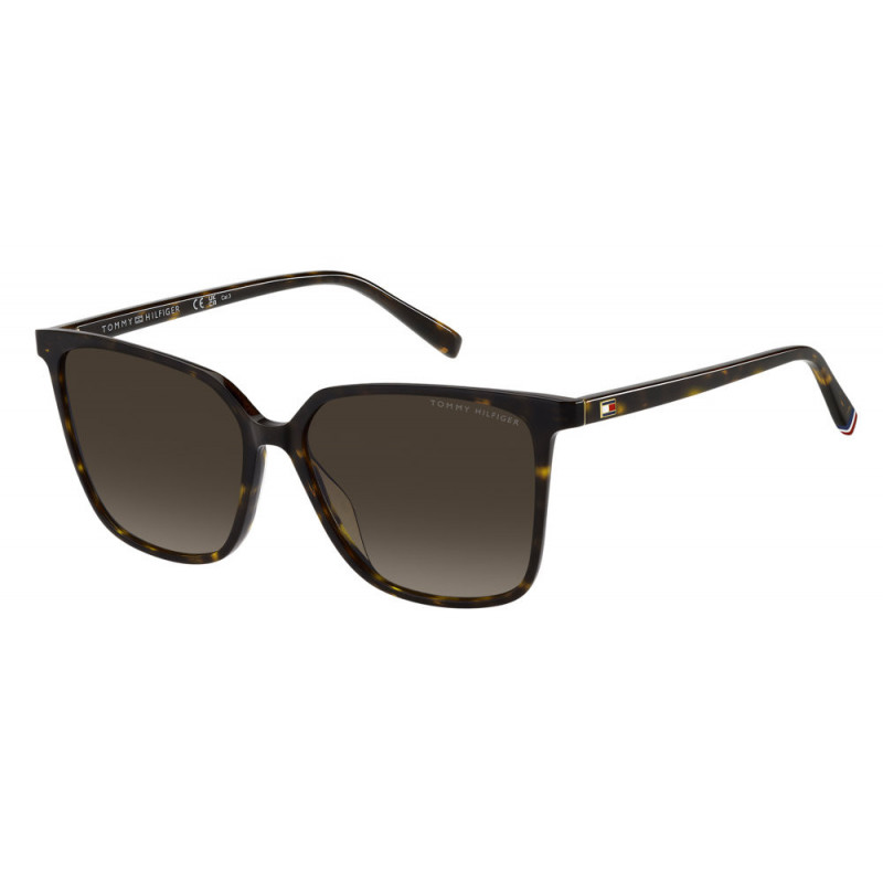 Sunglasses Tommy Hilfiger TH 2292 /S 086HA Ha Brown Shaded 55mm