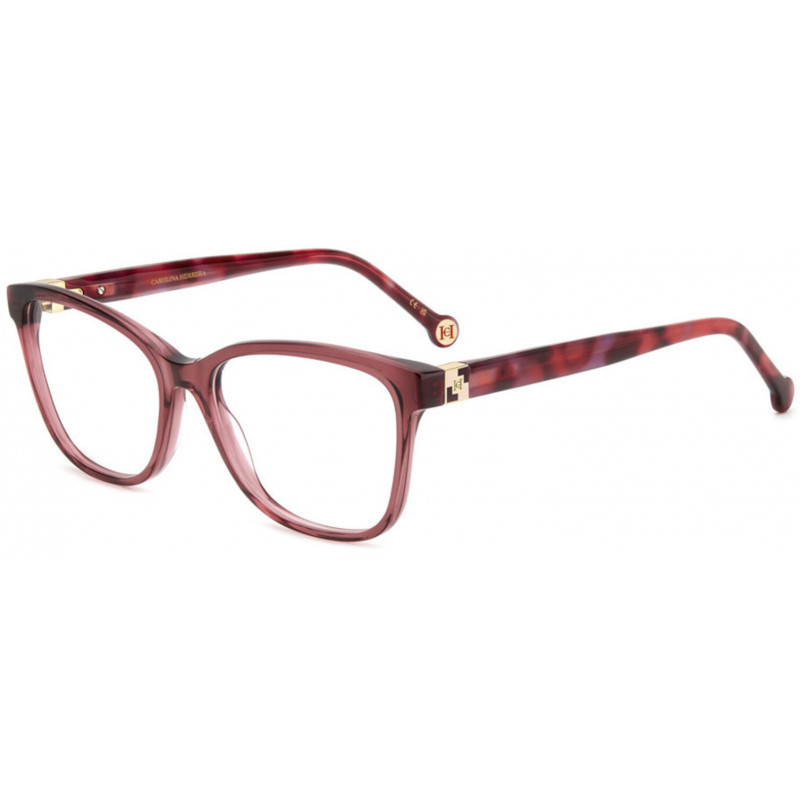 Eyeglasses Carolina Herrera HER 0239 82U Burgundy Havana 55mm