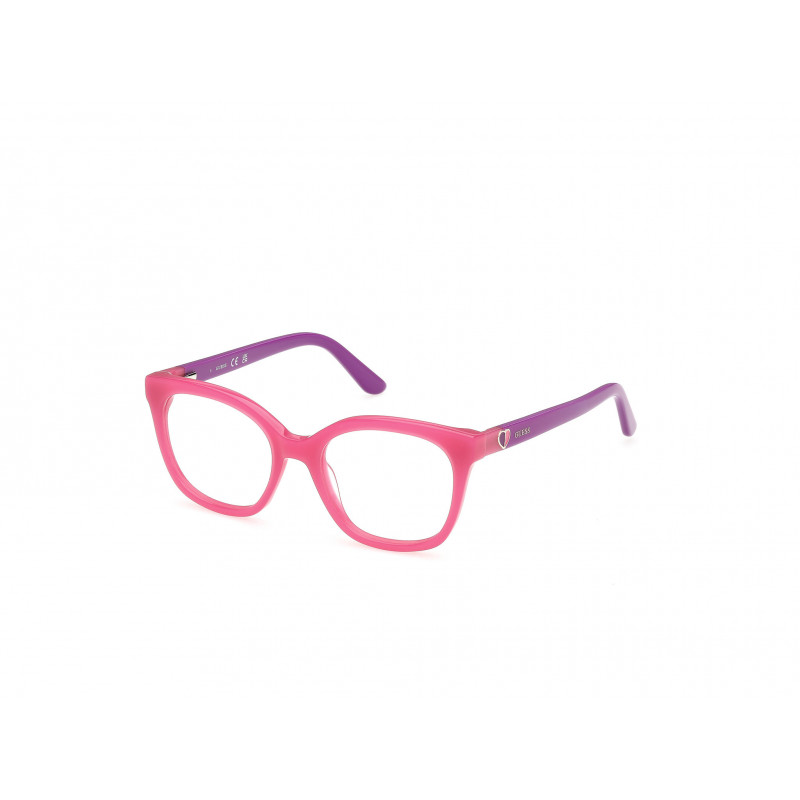 Eyeglasses Guess GU 50397 074 Shiny Light Pink / Violet 45mm