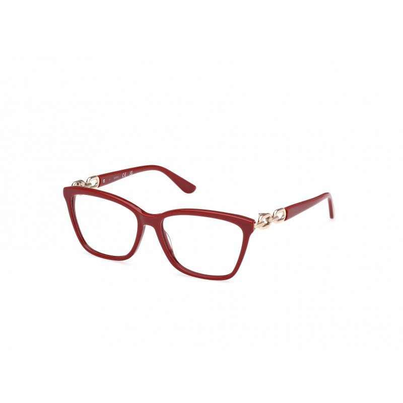 Eyeglasses Guess GU 50181 066 Shiny Dark Red / 52mm