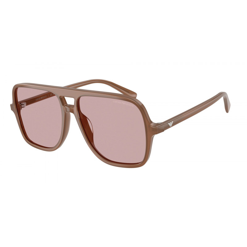 Sunglasses Emporio Armani EA 4252 U 627173 Shiny Opaline Light Brown / Pink Polyamide Standard 57mm