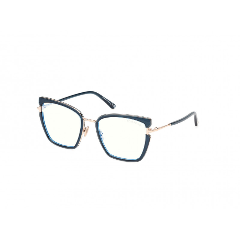 Eyeglasses Tom Ford FT 5984 -B 092 Shiny Light Blue / 54mm