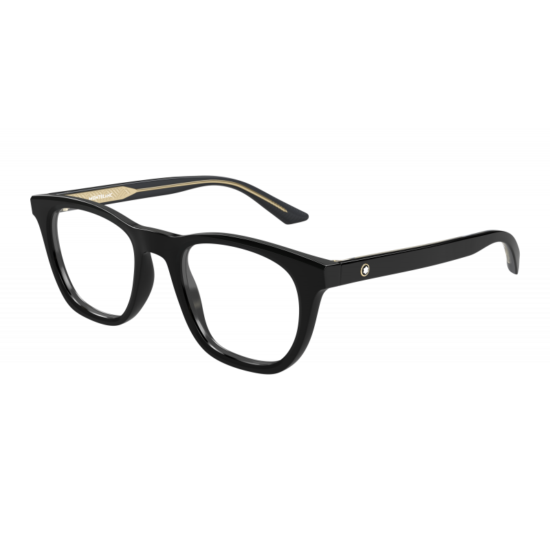 Eyeglasses Montblanc MB 0422 O- 001 Black / Transparent 51mm