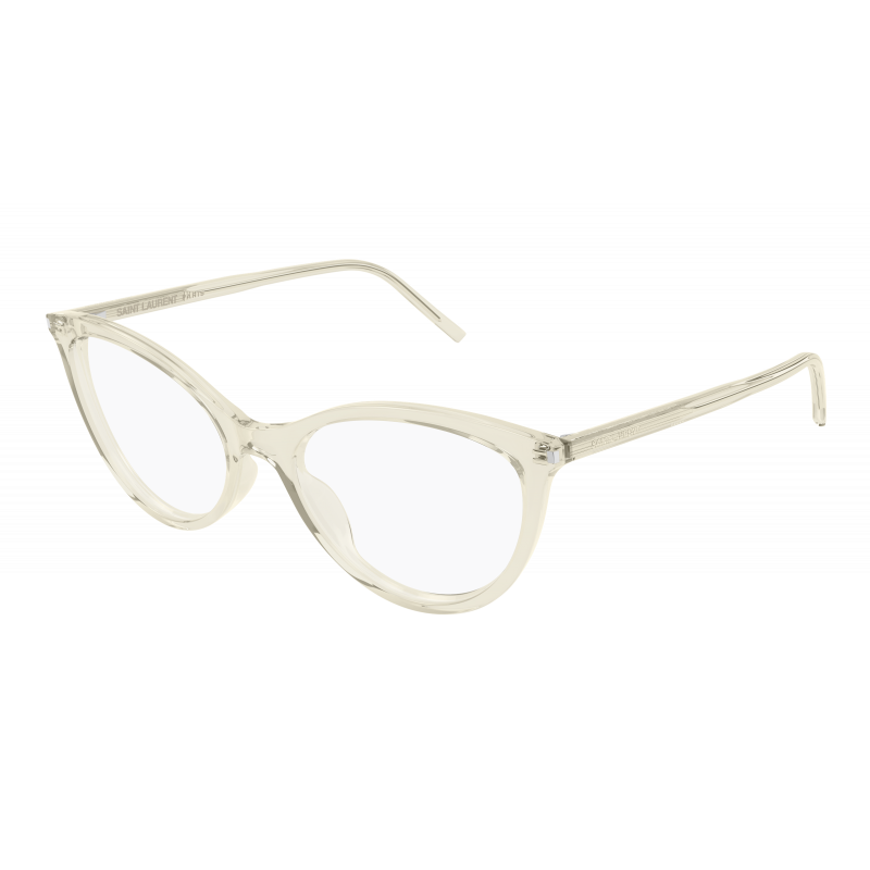 Eyeglasses Saint Laurent SL 833 - 004 Yellow / Transparent 55mm