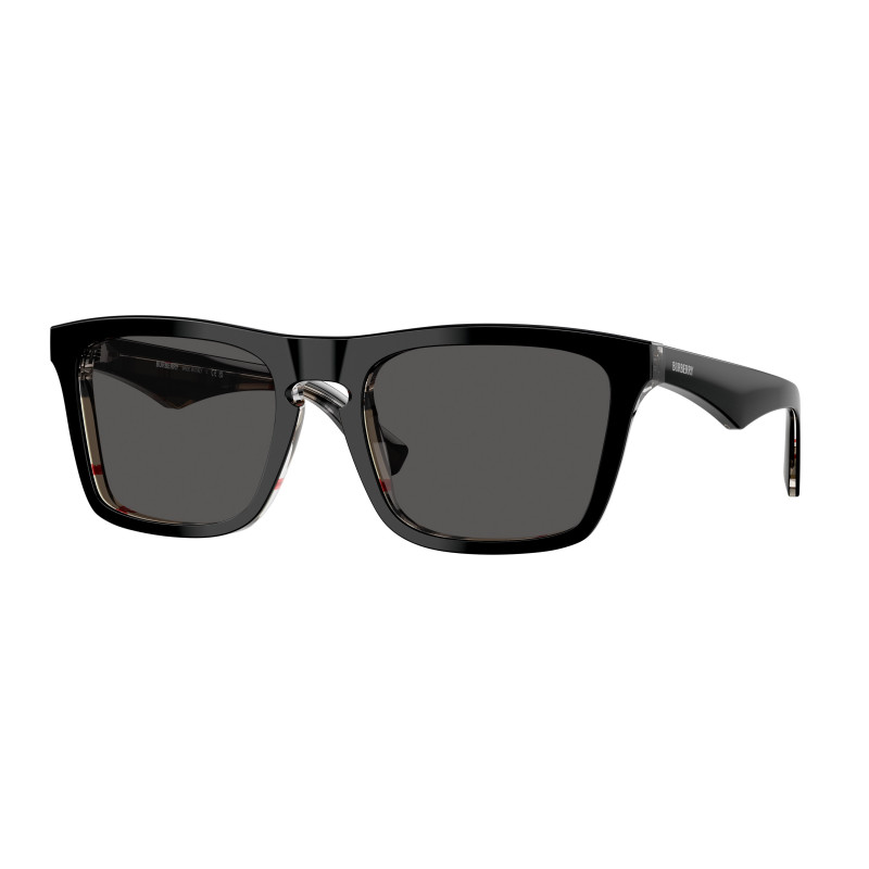 Sunglasses Burberry BE 4434 412187 Top Black On Vintage Check Dar 57mm