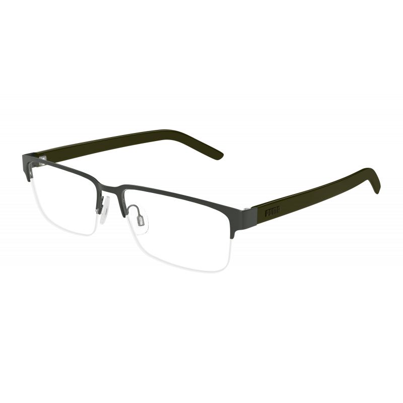 Eyeglasses Puma PU 0519 O- 004 Gunmetal / Transparent Green 58mm